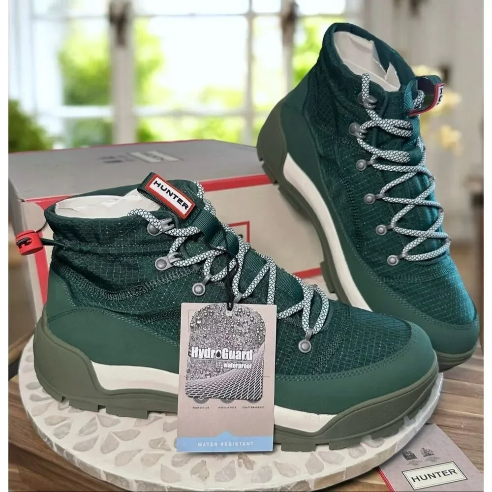 Hunter Travel Explorer Boot Thicket Green Waterproof Hiking Outdoor Men’s 11 EU